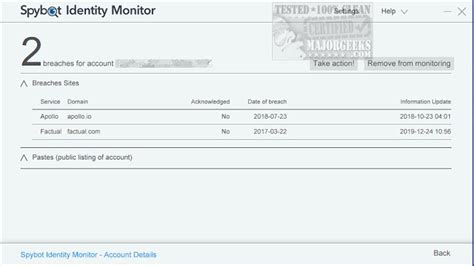 Spybot Identity Monitor 4.1