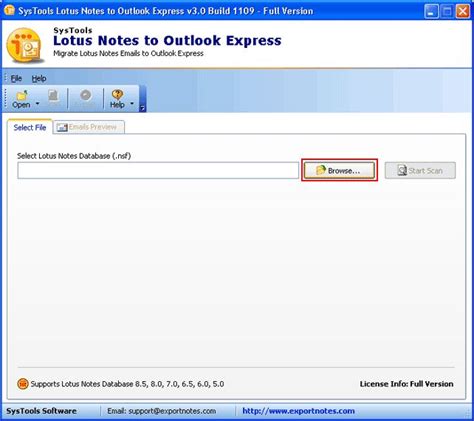 SysTools Outlook to Notes